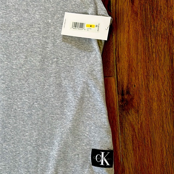 NWT M Calvin Klein gray mock turtleneck sleeveless bodysuit - Picture 2 of 4